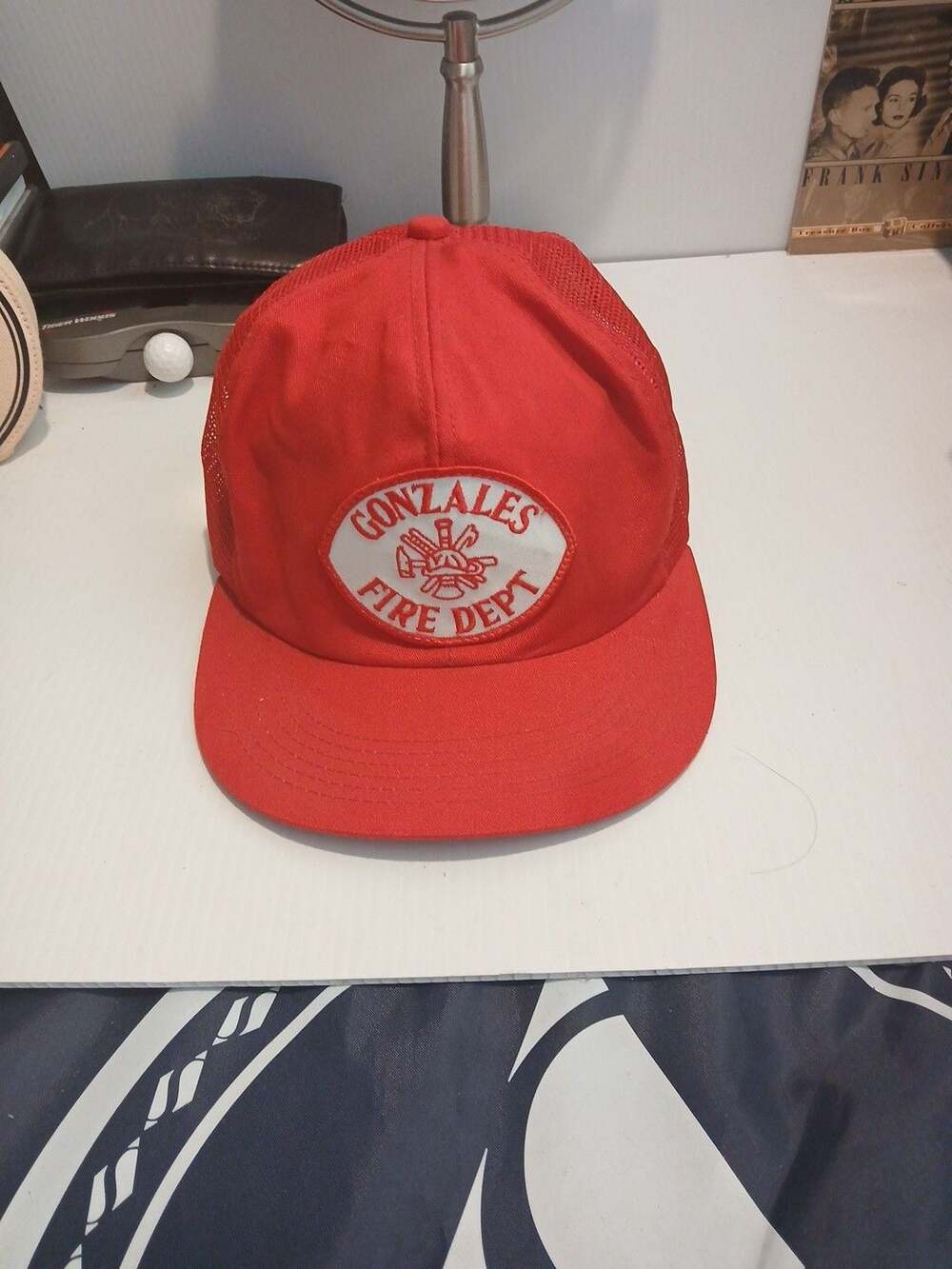 K-Products Gonzales Fire Dept Trucker Hat Red Snapback